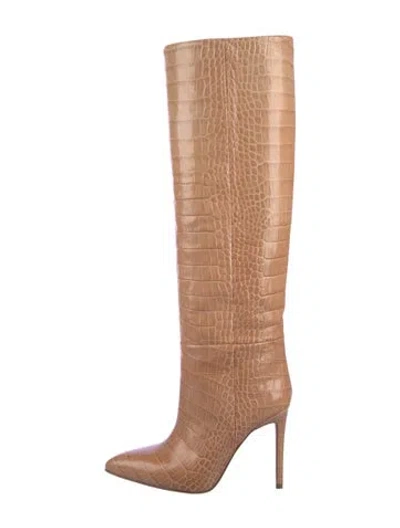 Pre-owned Paris Texas Leather Boots In Neutral