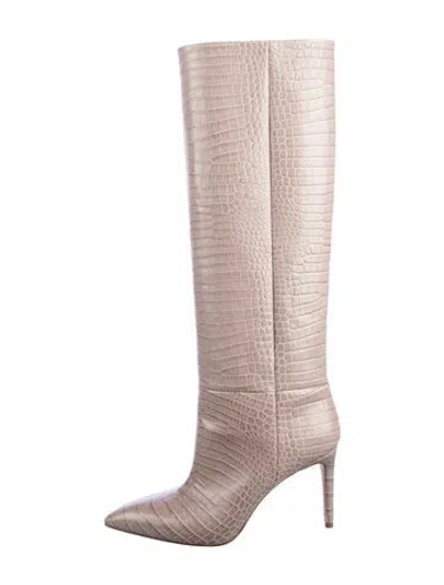 Pre-owned Paris Texas Leather Boots In Neutral