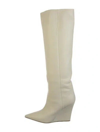 Pre-owned Paris Texas Leather Boots In Neutral