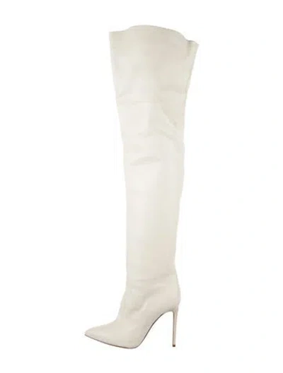 Pre-owned Paris Texas Leather Boots In Neutrals