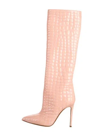 Pre-owned Paris Texas Leather Boots In Pink