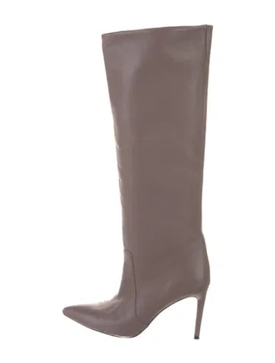 Pre-owned Paris Texas Leather Boots In Purple