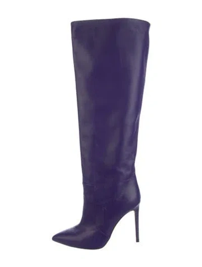 Pre-owned Paris Texas Leather Boots In Purple