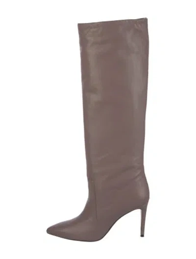 Pre-owned Paris Texas Leather Boots In Purple