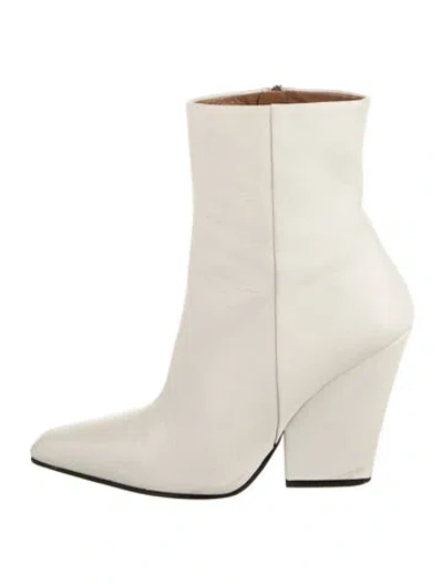 Pre-owned Paris Texas Leather Boots In White