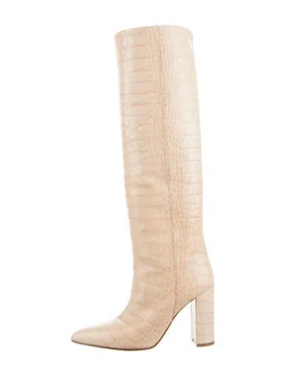 Pre-owned Paris Texas Leather Boots In White