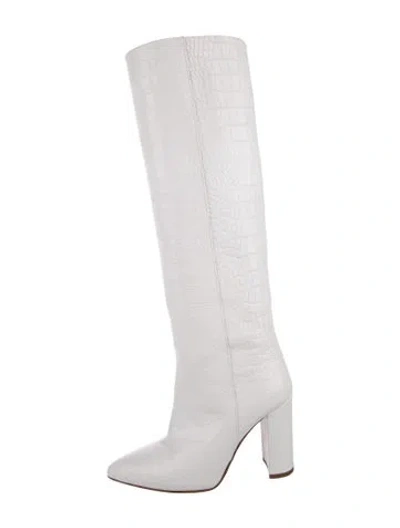 Pre-owned Paris Texas Leather Boots In White