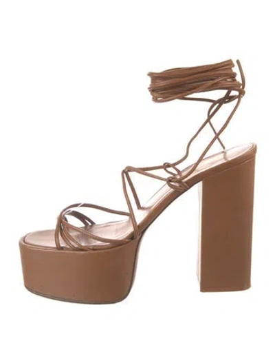 Pre-owned Paris Texas Leather In Brown