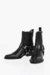 Paris Texas Leather Helena Western Booties 4cm In Black