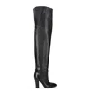 Paris Texas Leather Lavinia Knee-high Boots 100 In Black
