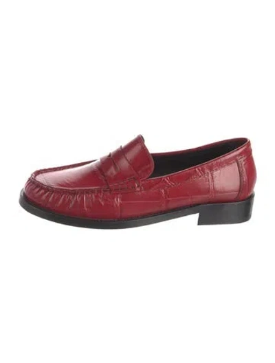 Pre-owned Paris Texas Leather Loafers In Red