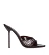 Paris Texas Leather Mesh Lidia Mules 105