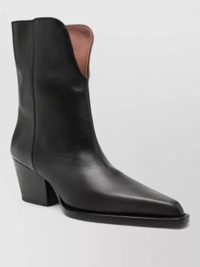 Paris Texas Leather Mid-calf Boots