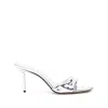 Paris Texas Lidia Mirrored-leather Sandals