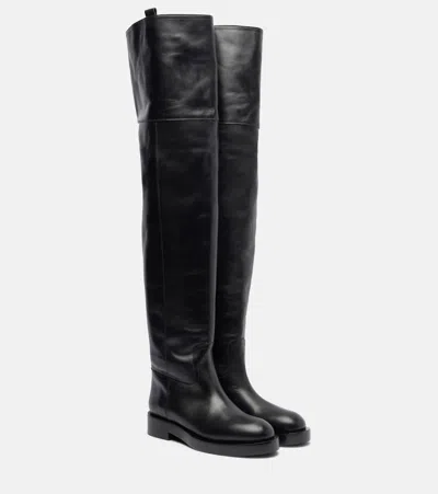 Paris Texas Soft Versatile Minimalist Tall Boots In Black