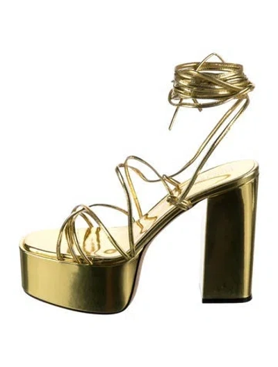 Pre-owned Paris Texas Leather Sandals