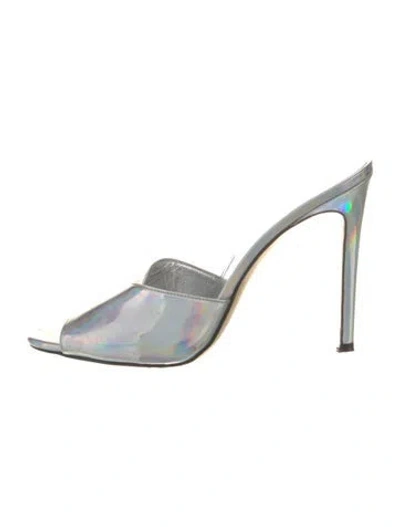 Pre-owned Paris Texas Leather Slides