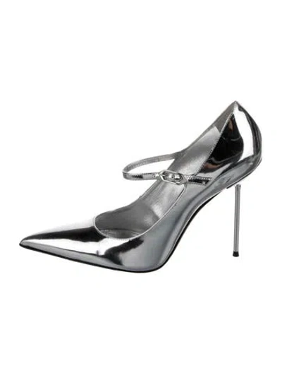 Pre-owned Paris Texas Leather Slingback Pumps
