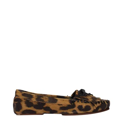 PARIS TEXAS LEATHER SLIP-ON WOMEN'S LOAFERS