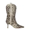 Paris Texas Paloma Leather Boot In Multi