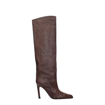 Paris Texas Leather Women's Boot In Brown