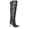 Paris Texas Leather Women's Boot In Gray