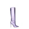 Paris Texas Leather Women's Boot In Purple
