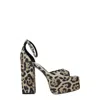 Paris Texas Leather Women's Sandal In Beige