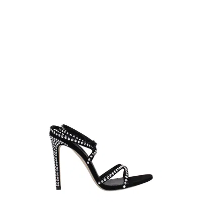 Paris Texas Leather Women's Sandal In Black