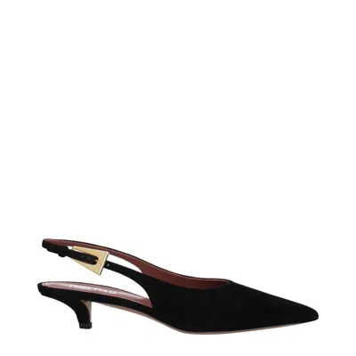 Paris Texas Leather Women's Sandal In Black