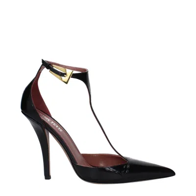 Paris Texas Leather Women's Sandal In Black