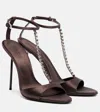 Paris Texas Lidia T-strap Sandal In Brown