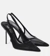 Paris Texas Lidia 105 Mesh Slingback Pumps In Black