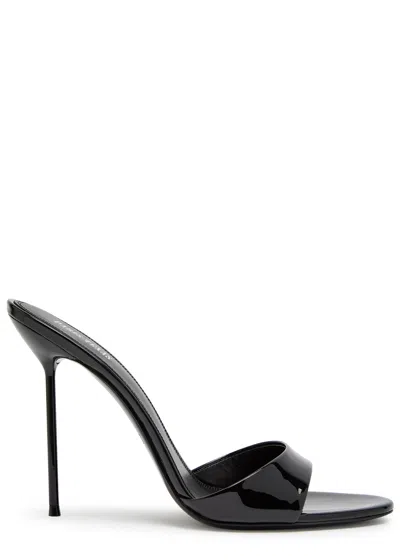 Paris Texas Lidia 105 Patent Leather Mules In Black