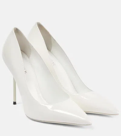 Paris Texas Lidia 105 Patent Leather Pumps In White