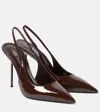Paris Texas Patent Leather Lidia Slingback Pumps 105 In Black