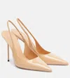 Paris Texas Lidia 105 Patent Leather Slingback Pumps In Pink