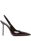 Paris Texas 105mm Lidia Slingback Pumps In Brown