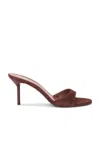 Paris Texas Lidia 70 Suede Mules In Brown