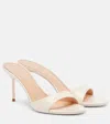 Paris Texas Lidia 70 Patent Leather Mules In Neutral
