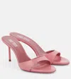 Paris Texas Lidia 70 Patent Leather Mules In Pink