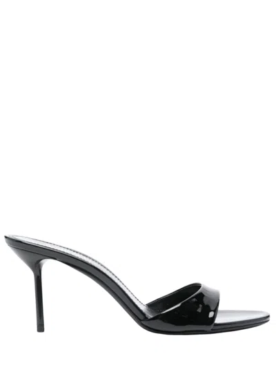 Paris Texas Patent Leather Lidia Mules 70 In Black