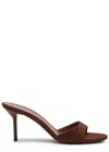 Paris Texas Lidia 70 Suede Mules In Brown