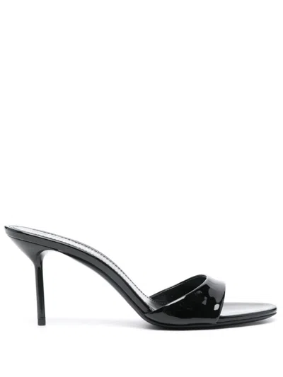 Paris Texas Patent Leather Lidia Mules 70 In Black