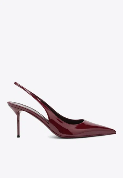 Paris Texas Lidia 75 Patent Leather Slingback Pumps