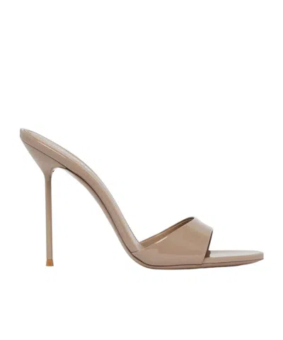 Paris Texas Lidia Almond Toe Sandals In Brown