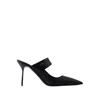 Paris Texas Lidia Couture Sabot 90 Pumps - Silk - Black