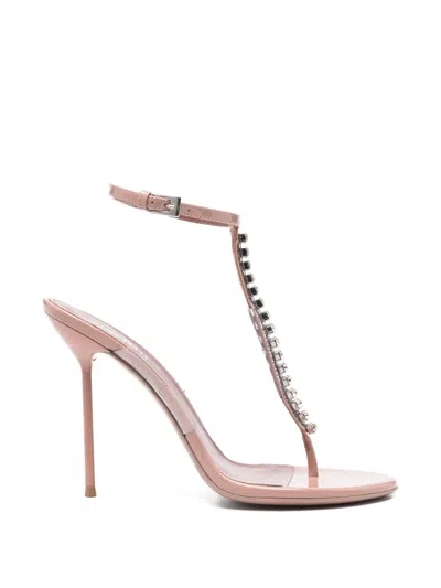 Paris Texas Lidia Embellished Sandals In Pink