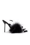 Paris Texas Feather Lidia Mules 105 In Black