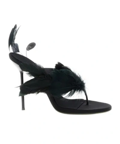 PARIS TEXAS PARIS TEXAS LIDIA FEATHER THONG MULES